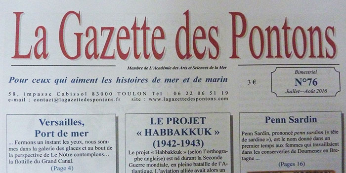 La Gazette des Pontons